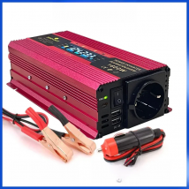 Car Power Inverter Modified Sine Wave DC 12V to AC 220V Transformer Convert EU Socket Converter Car Charger Converter Adapter