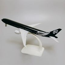 19cm Model Airplane Black Air NEW ZEALAND Airlines B777 Boeing 777 Airways Metal Alloy Plane Model Diecast Aircraft W Wheels