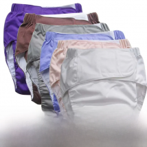 Reusable adult diaper Super large for old people and disabled, size adjustable TPU coat Waterproof  Incontinence Pants undewear