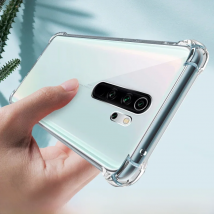 Coque Airbag Clear Phone Case for Redmi Note 8 Pro T Capa Note8 8Pro 8T Original Shockproof Soft Silicone Transparent Thin Cover