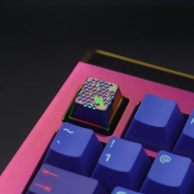 Handmade Keycap Individual Metal Aluminum Alloy Material Prism Art Mechanical Keyboard Key Cap Customized ESC DIY Key R4