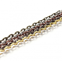 10 Meters/lot New Antique Bronze/Gold/Silver/Gunblack/Copper/Rhodium Color Bulk Rolo Link Chains Fits DIY Jewelry Findings F712