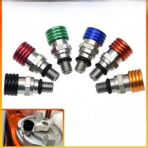 M5x0.8 Bleed Waterproof Front Fork Bleeder Relief Valve For Yamaha YZ TTR WR Suzuki DRZ RM RMX RMZ Kawasaki KX KLX Honda CR CRF
