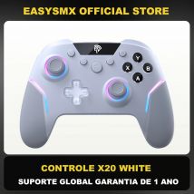 Controller potenziato per gamepad wireless EasySMX X20 compatibile con PC/NS/TV/telefono/laptop, micro trigger Hall Joystick effetto RGB