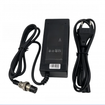 24V 2A lead-acid battery Charger Wheelchair charger golf cart charger 3-Prong Inline 12MM GX16 3pins Connector