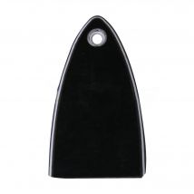 Yibuy 3Ply Black Blank 1 Holes Electric Guitar Truss Rod Cover Plate