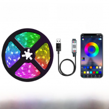 5V USB LED Strip Lights RGB Tape 5050 0.5m- 5m Bluetooth 5V Flexible RGB LED Strip USB Lamp Tape Diode Ribbon Tv Led Backlight
