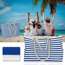 Extra Large Women Beach Tote Bag Waterproof Stroage Canvas Shoulder Bag Handbag Travel Gym Swim Beach Holiday Man Shopping Bag