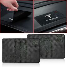 Car Ornament PVC Anti-Slip Mat Sticky Pad Dashboard Accessories For Tesla Model 3 2022 S X Y Style Roadster Invader Coil Mod WYE