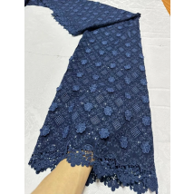 Nigerian Tulle Lace Fabric for Sewing, Wedding Embroidery Dress, Chiffon Party Sequin, High Quality, Cotton 5Yard, 2024 JL360