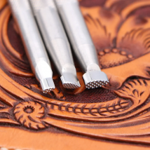 Chequerde background Pattern A008  A009 A010 Leather Work Stamping Tool Carving Carving Leather Craft Zhongjiang Stamps