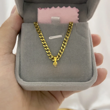 Customized Name Necklaces Pendants for Men Women Personalized Custom Gold 4mm Cuban Chain Stainless Steel Nameplate Jewelry