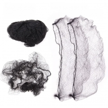 Nunify Durable Nylon Hair Net For Bun Hair Hairstyle Tool Black 7Mm Hole Wig Closure Hairnets Invisible Mesh Wig Cap 18-46Inch