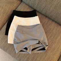 Skirts Women Trendy Leisure All-match Mini High Waist Youth A-line Elegant Daily Folds Summer Breathable Simple Solid Slim New