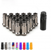 20 PCS Iron Electroplate colorful Car Modification Wheel Nuts 49mm Length Racing Lug Nuts Bolts M12x1.5 For KIA Lincoln Suzuki