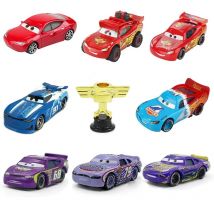 Disney Pixar Cars 2 3 Lightning McQueen Racers Roll No 31 1:55 Diecast Vehicle Hot Toys Gift Present for Boys