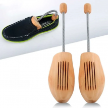 1 Pair Wooden Shoe Tree Unisex High-grade Spring Shoes Adjustable Support Shoe Stretcher Shaped Fixed Shoes Without Distortion