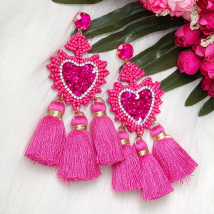 New Fashion Tassel Drop Earrings For Women's Earrings Oorbellen Beads Fashion Trendy Jewelry For Wedding Engagement Party