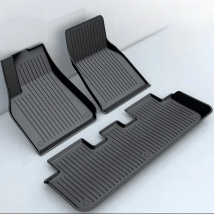 VASTZ Floor Mats for Tesla Model Y 3 2017-2024 Highland Left Right Rudder All Weather TPE Cargo Liner Cargo Trunk Accessories