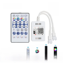 Smart RGB IC Controller DC 12V 24V LED SPI 2048 Pixel Magic Color Music Dimmer RF 2.4G WiFi APP Control for WS2811 Strip Light