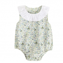 Sanlutoz Summer Cotton Floral Baby Clothing Cute Sleeveless Baby Girls Bodysuits