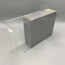 High-quality for PlayStation one for PS1 transparent plastic game protection collection box