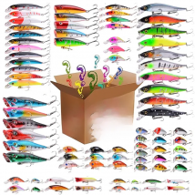 3/5/10 Pcs Random Fishing Baits Isca Artificial Popper Wobbler CrankBait Minnow Lure Fishing Accessories