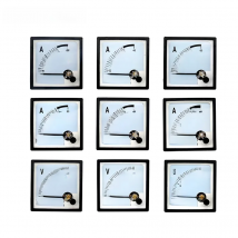 SQ72-A89T2-A72L1 Analog AC Voltage Current Panel Meter 5A 10A 20A 30A 30/5 50/5 100/5 72*72mm
