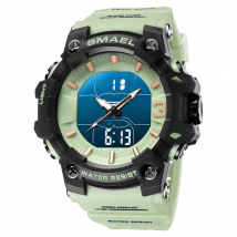 SAMEL Sport Style Men Digital Watch Shock Military Watches Dual Display Waterproof Army Time Quartz Wristwatch Male Sports Clock