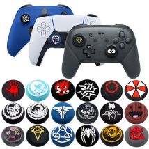 2pc Soft Silicone Thumb Stick Grip Cap For Sony Playstation 5 4 PS5 PS4 XBOX Switch Pro Controller Joystick Cover Protector Case