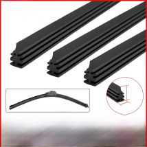 10PCS Automotive Wiper Natural Rubber Strip Filler Strip 14"16"17"18"19"20"21"22"24"26"28"30"Wiper Replacement Strip Accessories