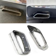 For BMW 525i 528i 530i G30 G31 Exhaust Tip Muffler Square Cover Stainless Steel Exhaust 2018 2019 2020 2021 2022 2023 Nozzle