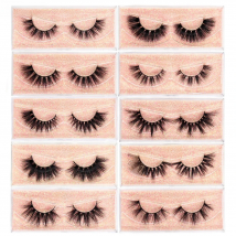 FOXESJI Lashes 3D Mink Eyelashes Popular Natural long Fluffy Dramatic Eyelash Extension Makeup Eye Lashes Full False Eyelashes