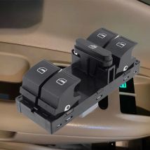 LHD For Skoda Fabia 2 Octavia 1Z Roomster 2006 2007 2008-2015 Electric Power Window Switch Rear Button 1Z0959858B 7L6959855B