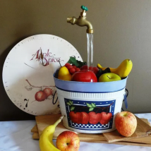 Invisible Flowing Spout Watering Can Floating Tap Fountain Interior decorative water waterfall Zinc Alloy Home Garden Decoration