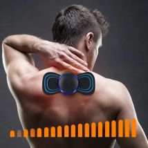 Electric Neck Massager EMS Muscle Massage Stimulator Low Frequency Instrument Back Cervical Calf Patches Pain Joints Mini Device