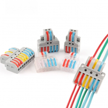 Quick Wire Connector SPL Universal Wiring Cable Connectors Push-in Conductor Terminal Block Led light Electrical splitter