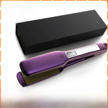 KIPOZI KP-139 Professional Hair Straightener Fast Heat Smart Timer Flat Iron with LCD Display Curling and Straightening Salon