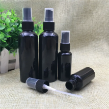 50PCS 30ML 100ML 150ML Black Plastic Spray Bottles Men Sprayer Empty Perfume Masculino Lotion Cosmetic Containers