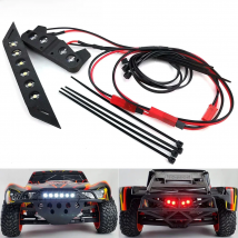 AXSPEED Front and Rear LED Lights Spotlight Lamp Bar DC 3-5v for 1/10 4x4 2wd VXL, XL-5 SLASH RC Crawler Car Parts