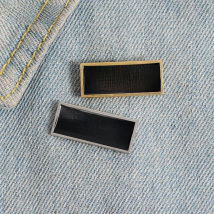 I have no idea Enamel Pin Custom Black Magnetic Badge Brooch for Bag Lapel pin buckle Funny Quote Tag Jewelry Gift for Friend