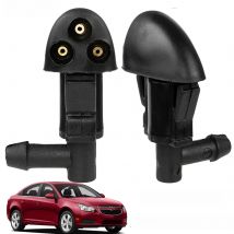 APKTNKA 2x 3 Holes Car Windshield Wiper Water Spray Nozzle For Chevrolet Cruze 2009-2016 Water Jet Nozzles 901-955-PZ01 94556605