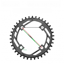 Prowheel 104BCD Round Chainring MTB Bike 32T 34T 36T 38T 40T Narrow Wide Chainwheel Mountain Bicycle Crown Steel Tooth Plate