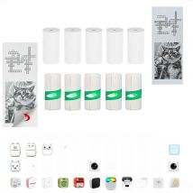 57*25MM Thermal Paper Label Sticker Self-adhesive Rolls Paper For Mini Printer Instant Print Kids Camera Photo Paper