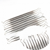 1 piece Dental Resin Composite Filling Instrument Filler Spatula Plastic Double Ends Stainless Steel