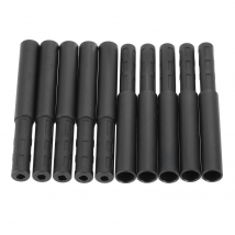 10Pcs Black Golf Club Carbon Fiber Extension Rods Kit Butt Extender Stick for Iron /Graphite Shaft Putter Golf Accessories 125mm