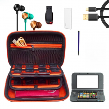 EVA storage bag Case power bank Travel Carrying Case Cover for hard drive,SSD,for Nintendo New 3DS XL/ 3DS XL NEW 3DSXL/LL