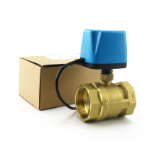DN15 1/2" to 1" Normally Closed Nomally Open 220V 12V24V 2-Wire Brass Electric Ball Valve for Water Oil Replace Solenoid Valve