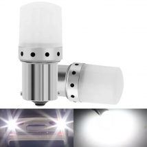 2pcs 1156 P21W Ba15S LED Bulb P21/5W Led 1157 BAY15D Car Light 3030 SMD Auto Reverse Turn Signal Lamp Brake Lights White 12V 24V