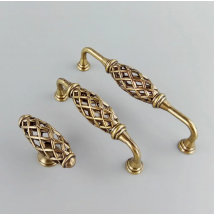 Bronze Black Spiral Birdcage Art Furniture Handle For Kitchen Cabinets Door Knobs Drawer Wardrobe Dresser Cupboard Pulls Handle